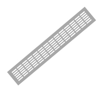 Решетка вентиляционная 480х80 хром VG-80480-05